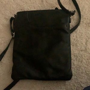 Black leather crossover